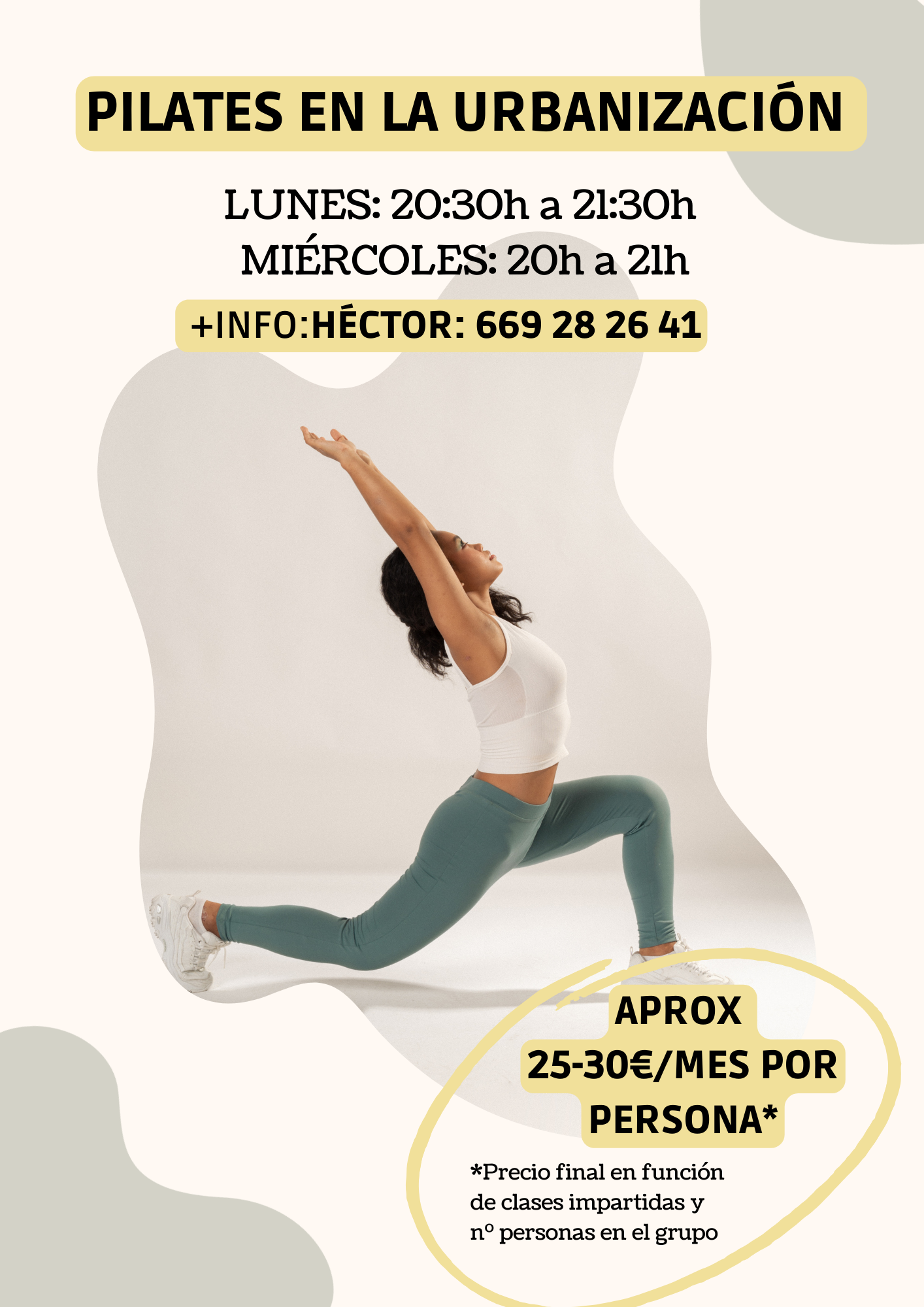 ¡Vuelven las clases grupales de pilates!